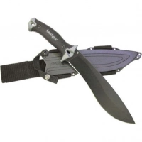 Кукри мачете Camp 10 — Kershaw 1077, сталь 65MN Carbon, рукоять прорезиненный термопластик купить в Долгопрудном