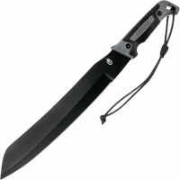 Мачете Gerber — Gator Golok Machete, сталь 65MN Carbon Steel Black Finish, рукоять ударопрочный пластик купить в Долгопрудном