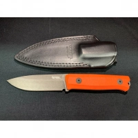 Нож LionSteel Bushcraft-R, сталь Sleipner, рукоять G10, оранжевый купить в Долгопрудном