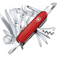 Нож перочинный Victorinox SwissChamp, сталь X55CrMo14, рукоять Cellidor®, красный купить в Долгопрудном