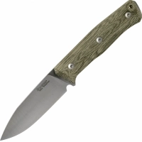 Нож с фиксированным клинком LionSteel B35, сталь Sleipner, рукоять Green canvas micarta купить в Долгопрудном