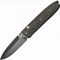 Нож складной Lionsteel Daghetta Black 8701 FC, сталь D2 Blade, рукоять карбон/G-10 купить в Долгопрудном