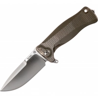 Нож складной LionSteel SR11 G (GREY), сталь Uddeholm Sleipner® Satin, рукоять титан по технологии Solid®, серый купить в Долгопрудном