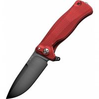 Нож складной LionSteel SR11A RB RED, сталь Uddeholm Sleipner® Black Finish, рукоять алюминий (Solid®), красный купить в Долгопрудном