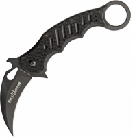 Складной нож Fox Karambit, сталь N690, рукоять стеклотекстолит G-10, чёрный купить в Долгопрудном