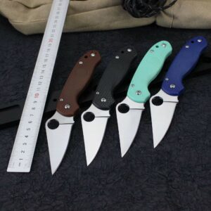 Spy Para 3 C223 Folding Knife Nylon Fiber Handle CPM-S30V Steel Blade Tactical Survival Knife Outdoor Camping EDC Multi Tools